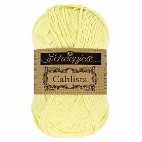Scheepjes Cahlista - 100 lemon chiffon - Katoen Garen