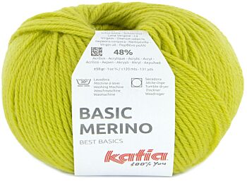 Katia Basic Merino - 100 pistache - Wol/Acryl Garen 1