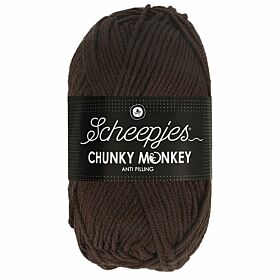 Scheepjes Chunky Monkey 1004 chocolatebruin - Acryl Garen