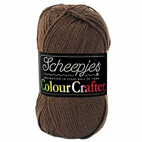Scheepjes Colour Crafter - 1004 veendam / donkerbruin - Acryl Garen