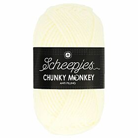 Scheepjes Chunky Monkey 1005 cream / naturel / ecru - Acryl Garen