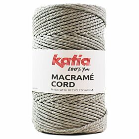 Katia Macramé Cord 102 lichtgrijs - Katoen Garen