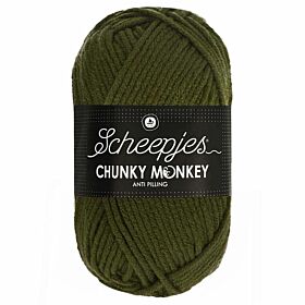 Scheepjes Chunky Monkey 1027 moss green - Acryl Garen