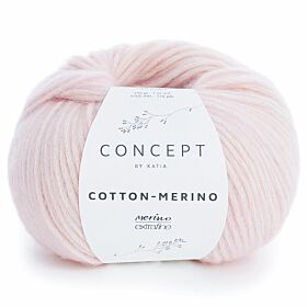Katia Concept Cotton-Merino 103 lichtroze - Katoen/Merino Garen
