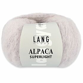 Lang Yarns Alpaca Superlight 103 parelgrijs / zeer lichtgrijs - Wol Garen