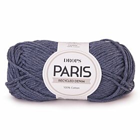 DROPS Paris Recycled Denim - 103 donkerblauw wash - Wol & Garen
