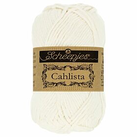 Scheepjes Cahlista - 105 bridal white - Katoen Garen