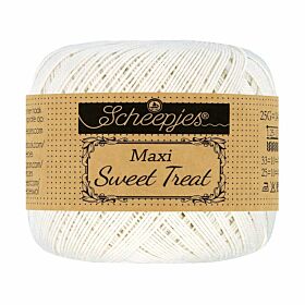 Scheepjes Maxi Sweet Treat - 105 bridal white - Gemerceriseerd Katoen