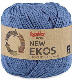 Katia New Ekos - 105 jeansblauw - Gerecycled Polyester/Katoen Garen 1