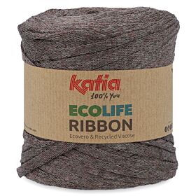 Katia Ecolife Ribbon - 106 reebruin - Gerecycled Lintgaren 1