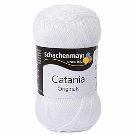 Schachenmayr SMC Catania - 106 white / wit - Katoen Garen