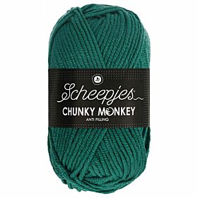 Scheepjes Chunky Monkey 1062 evergreen / petrol - Acryl Garen