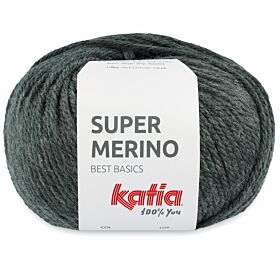 Katia Super Merino - 11 donkergrijs - Wol/Acryl Garen