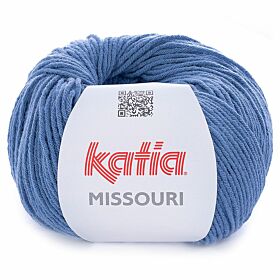 Katia Missouri - 11 jeansblauw - Katoen/Acryl Garen
