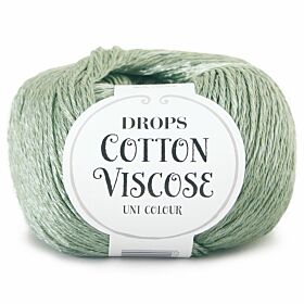 DROPS Cotton Viscose Uni Colour - 11 kakigroen - Katoen/Viscose Garen