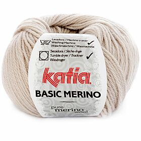 Katia Basic Merino 11 lichtbeige - Wol/Acryl Garen
