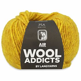 WoolAddicts Air 11 okergeel - Merinowol Garen
