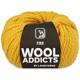 WoolAddicts Fire 11 okergeel - Merinowol Garen