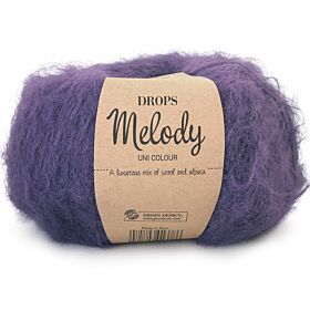 DROPS Melody Uni Colour - 11 pruim - Alpaca Wol Garen