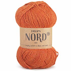 DROPS Nord Mix - 11 roest oranje - Alpaca Wol Garen