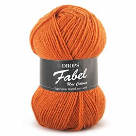 DROPS Fabel Uni Colour - 110 roest - Wol Garen