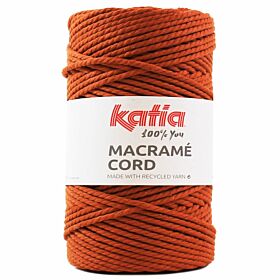 Katia Macramé Cord 110 roestoranje - Katoen Garen