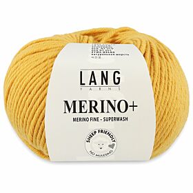 Lang Yarns Merino Plus 111 okergeel - Merinowol Garen