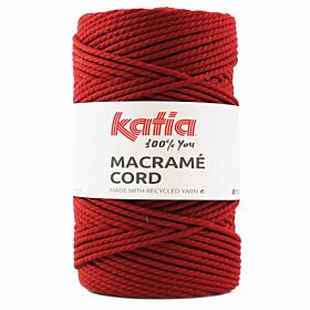 Katia Macramé Cord 111 rood - Katoen Garen