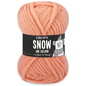 DROPS Snow Uni Colour - 112 zoete abrikoos - Wol Garen 1