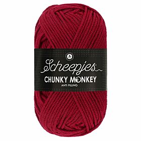 Scheepjes Chunky Monkey - 1123 garnet - Acryl Garen