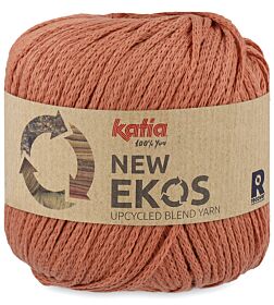 Katia New Ekos - 113 licht steenrood - Gerecycled Polyester/Katoen Garen 1