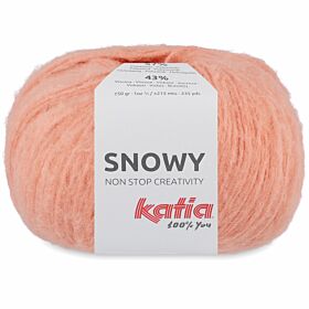 Katia Snowy - 113 licht zalmroze - Garen met Pluche Look