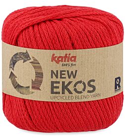 Katia New Ekos - 114 rood - Gerecycled Polyester/Katoen Garen 1
