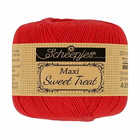 Scheepjes Maxi Sweet Treat - 115 hot red - Gemerceriseerd Katoen