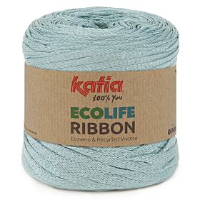Katia Ecolife Ribbon - 117 grijsblauw - Gerecycled Lintgaren 1