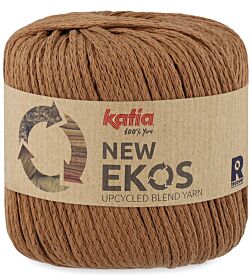 Katia New Ekos - 117 koperbruin - Gerecycled Polyester/Katoen Garen 1