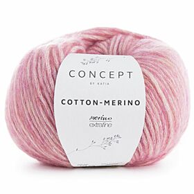 Katia Concept Cotton-Merino 119 roze - Katoen/Merino Garen