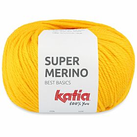 Katia Super Merino - 12 geel - Wol/Acryl Garen