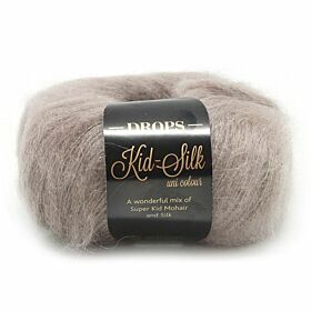 DROPS Kid-Silk Uni Colour - 12 beige - Mohair Garen
