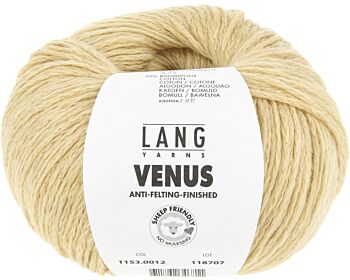 Lang Yarns Venus - 12 tarwe - Merino/Katoen Garen 1