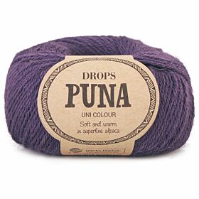DROPS Puna Uni Colour - 12 violet - Wol Garen