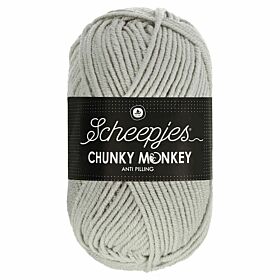 Scheepjes Chunky Monkey - 1203 pale grey - Acryl Garen