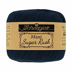 Scheepjes Maxi Sugar Rush 124 ultramarine / marineblauw - Katoen Garen