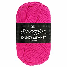 Scheepjes Chunky Monkey - 1257 hot pink - Acryl Garen