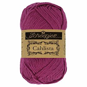 Scheepjes Cahlista - 128 tyrian purple - Katoen Garen