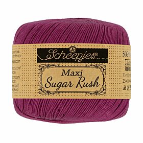 Scheepjes Maxi Sugar Rush 128 tyrian purple - Katoen Garen