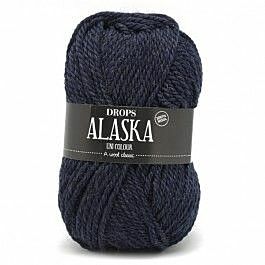 Drops Alaska 12 marineblauw / navy (Uni Colour) - Wol Garen