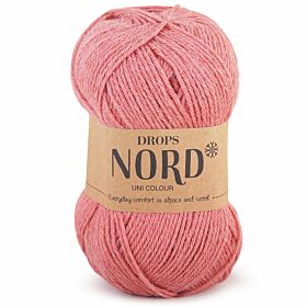 DROPS Nord Uni Colour - 13 oudroze - Alpaca Wol Garen