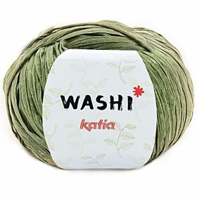 Katia Washi 138 bosgroen / bleekgroen - Lintgaren