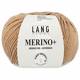 Lang Yarns Merino Plus 139 camel - Merinowol Garen